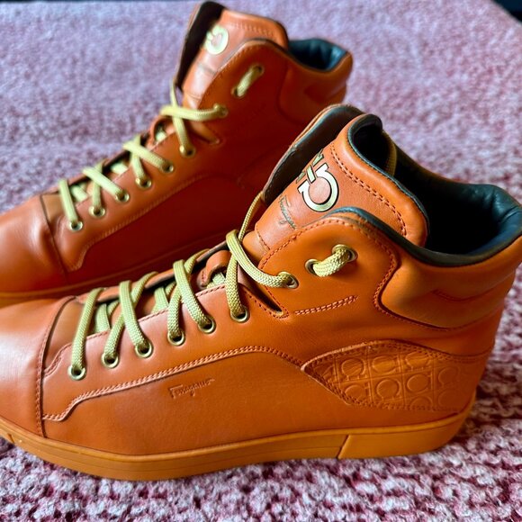 Salvatore Ferragamo Stephen High-Top Sneakers – Limited Edition 50th Anniversary - Picture 3 of 5